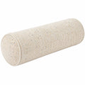 Nackenrolle 15 x 50 cm aus Webstoff in Beige für Sofa und Bett